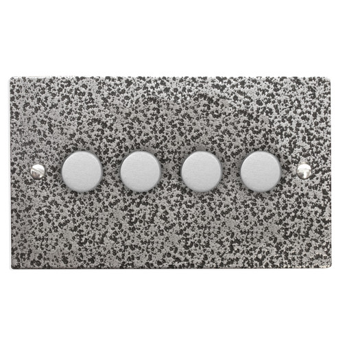 Dimmer Switch 4 gang 250 watt 2 way Magnesium