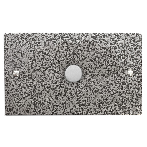 Dimmer Switch 1 gang 1000 watt 2 way double plate Magnesium