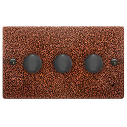 Dimmer Switch 3 gang 250 watt 2 way Copper