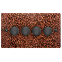 Dimmer Switch 4 gang 250 watt 2 way Copper