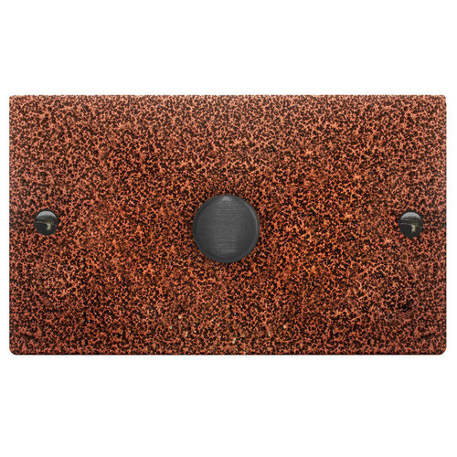 Dimmer Switch 1 gang 1000 watt 2 way double plate Copper