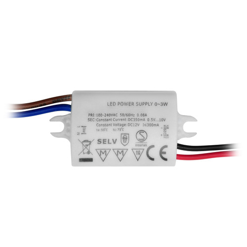 LED Driver (Constant Current) White 3W 350mA