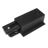 Three Circuit Recessed Track Live End Black Right