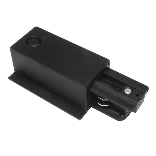 Three Circuit Recessed Track Live End Black Left