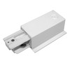 Three Circuit Recessed Track Live End White Right