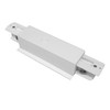 Three Circuit Recessed Track Central Coupler White