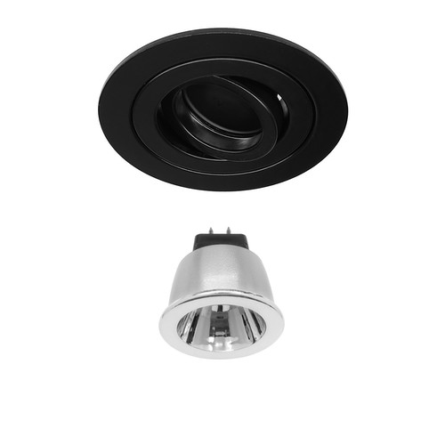 Rock 'n' Roll 35 Black Baffle  LED & Driver Warm White (2700K) 3.5W (=35W) 35°
