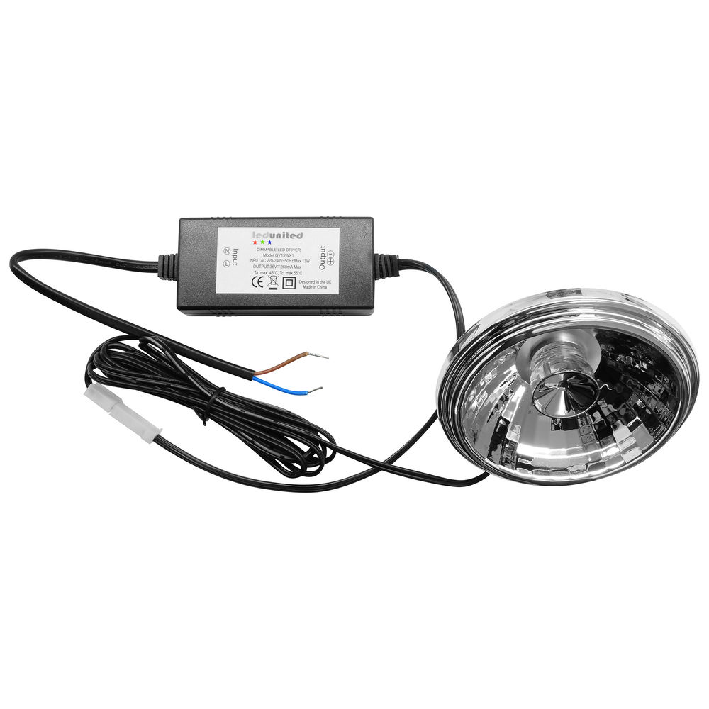 Reality AR111 LED 13W 950lm Dimmable Lamp Incl. Driver 24° 2700K Warm White — view 2