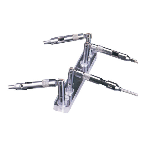 2 Wire Clear Bracket (Pack of 2) Clear Perspex