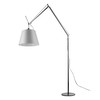 Tolomeo Mega Arm & Stem Satin Grey Shade 50W