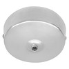 Dome Ceiling Rose Matt Chrome 92mm