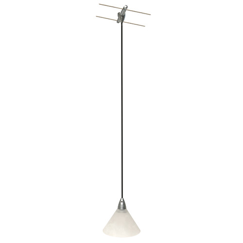 Wire Pendant Opal 12V Nickel 20W