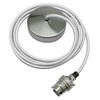 Dome Pendant Kit 2m Cable 100W Silver / Nickel