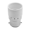 BC to SES Lamp Holder Adaptor White