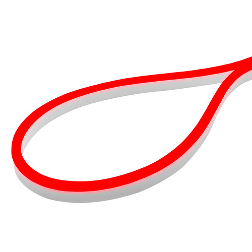 LED Tube Neon Flex 240V 1520mm 2W Red