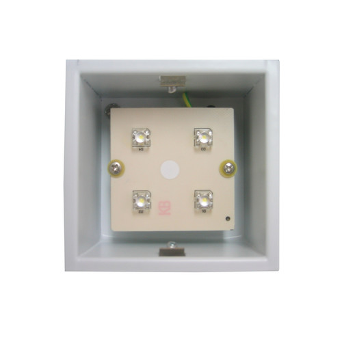 Aqua Square Internal 240V Silver / Frosted Glass 3500K Neutral White