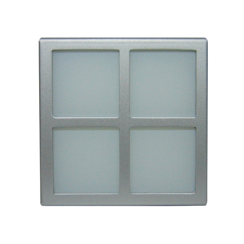 Window Frame Only 240V Silver / Square Window Frosted Glass