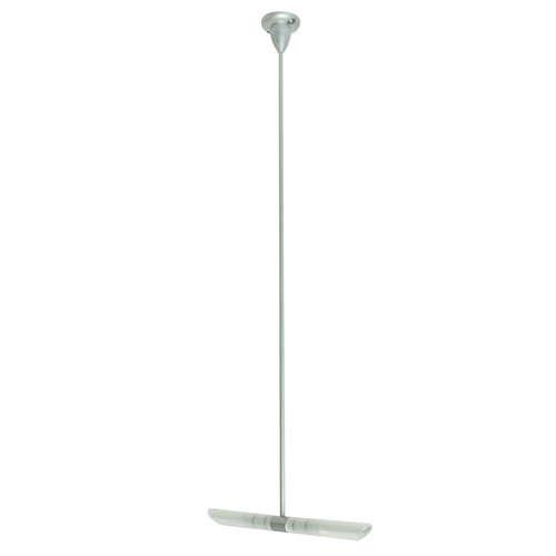Trapeze Rod Surface Mounted 2 X 20W G4 12V Nickel Plated Glass Rod 500mm