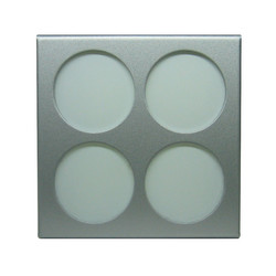 Window Frame Only 240V Silver / Round Window Frosted Glass