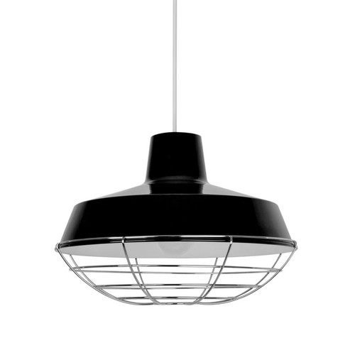 Retro Cage Pendant 60W Black
