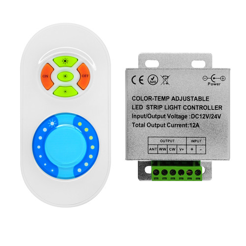 CCT Adjustable Touch Panel Remote & Receiver 24V 2 x 6A