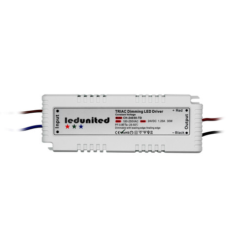 Triac LED Dimming Driver 30W 24V (Constant Voltage)
