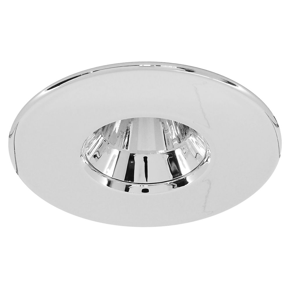 Blaze Fire Rated Fixed LED Downlight Warm White (2700K) 7W (=75W) Chrome — view 1