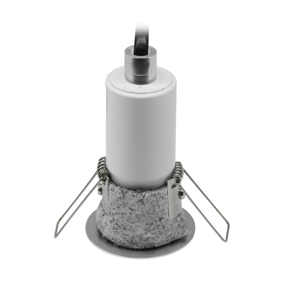 Blaze Micro Fire Rated Fixed LED Downlight Warm White (2700K) 5W (=50W) Chrome — view 2