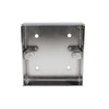 Horizon Square Pattress Box Single Box Polished Stainless Steel