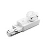 Single Circuit Track Plug In Live End 240V White
