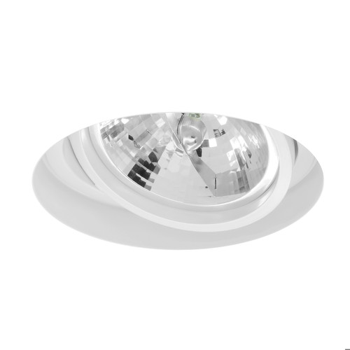 Trimless Round Adjustable AR111 Downlight 12V White 100W