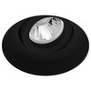 Trimless Round Adjustable MR11 Downlight 12V Black 35W