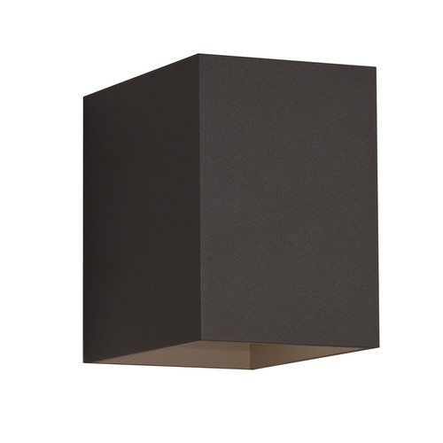 Oslo 100 LED Down Outdoor Garden Wall Light 240V Textured Black 3.8W
