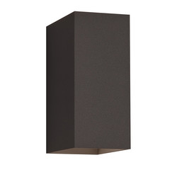 Oslo 160 LED Up and Down Outdoor Garden Wall Light 240V Textured Black 6.3W