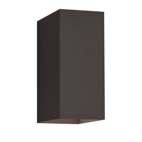 Oslo 160 LED Up and Down Outdoor Garden Wall Light 240V Textured Black 6.3W