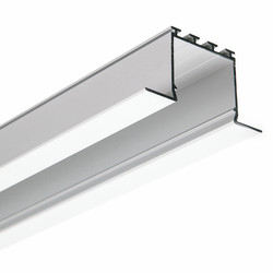 Larko Recessed LED Tape Extrusion Profile Anodised Aluminium 2000mm