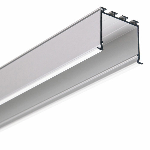Lokom Recessed LED Tape Extrusion Profile Anodised Aluminium 2000mm