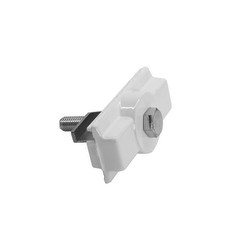Three Circuit Surface and Recessed Track Mechanical Adaptor White
