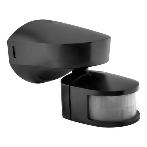 180° PIR 2300W PIR Light Controller Black 2300W