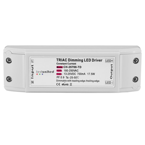 Triac Dimming LED Driver 8W-15W 700mA (Constant Current)