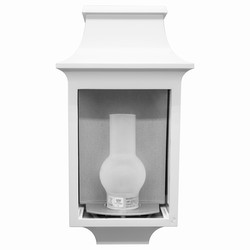 Louis Philippe 7 Outdoor Garden Lantern Wall Light 60W White