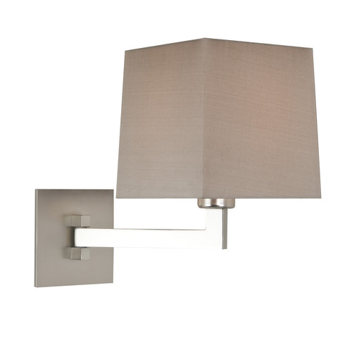 Momo Single Wall Light 240V (7015) 60W Matt Nickel