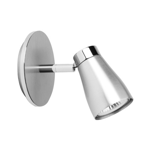 Scala Single Unswitched 240V 50W Brushed Aluminium