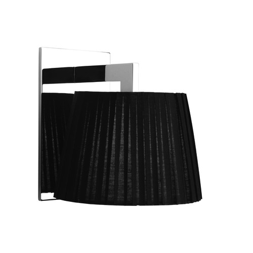 Nola Chrome 60W Black Shade (incl.) / Chrome