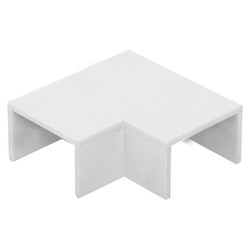 Flat Angle Trunking White 25x16mm