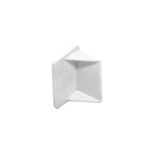 End Caps White 25x16mm