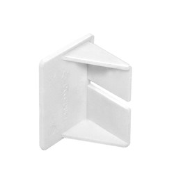 End Caps White 38x25mm