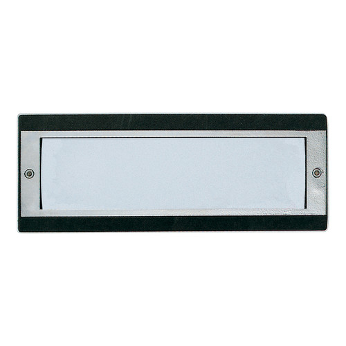 Recessed Lourve Brick Light E27 240V Black (Opal Glass) 60W