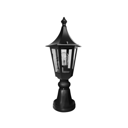 Lantern Outdoor Garden Floor Light 240V 60W Black