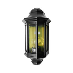 Lantern Small Outdoor Garden Wall Light 240V 60W Black